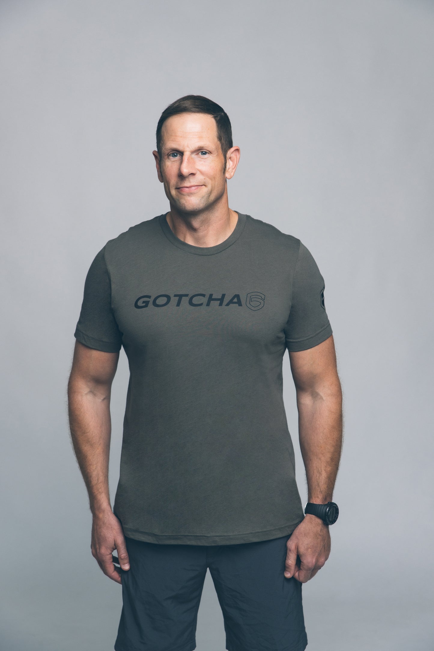 Gotcha 6 Gray Crew Neck T-Shirt