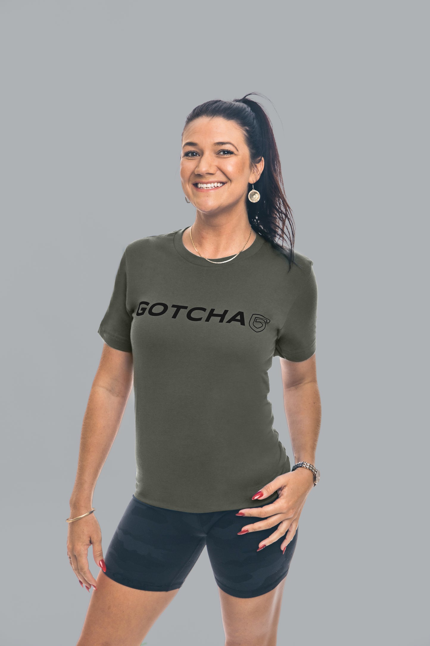 Gotcha 6 Olive Drab Crew Neck T-Shirt