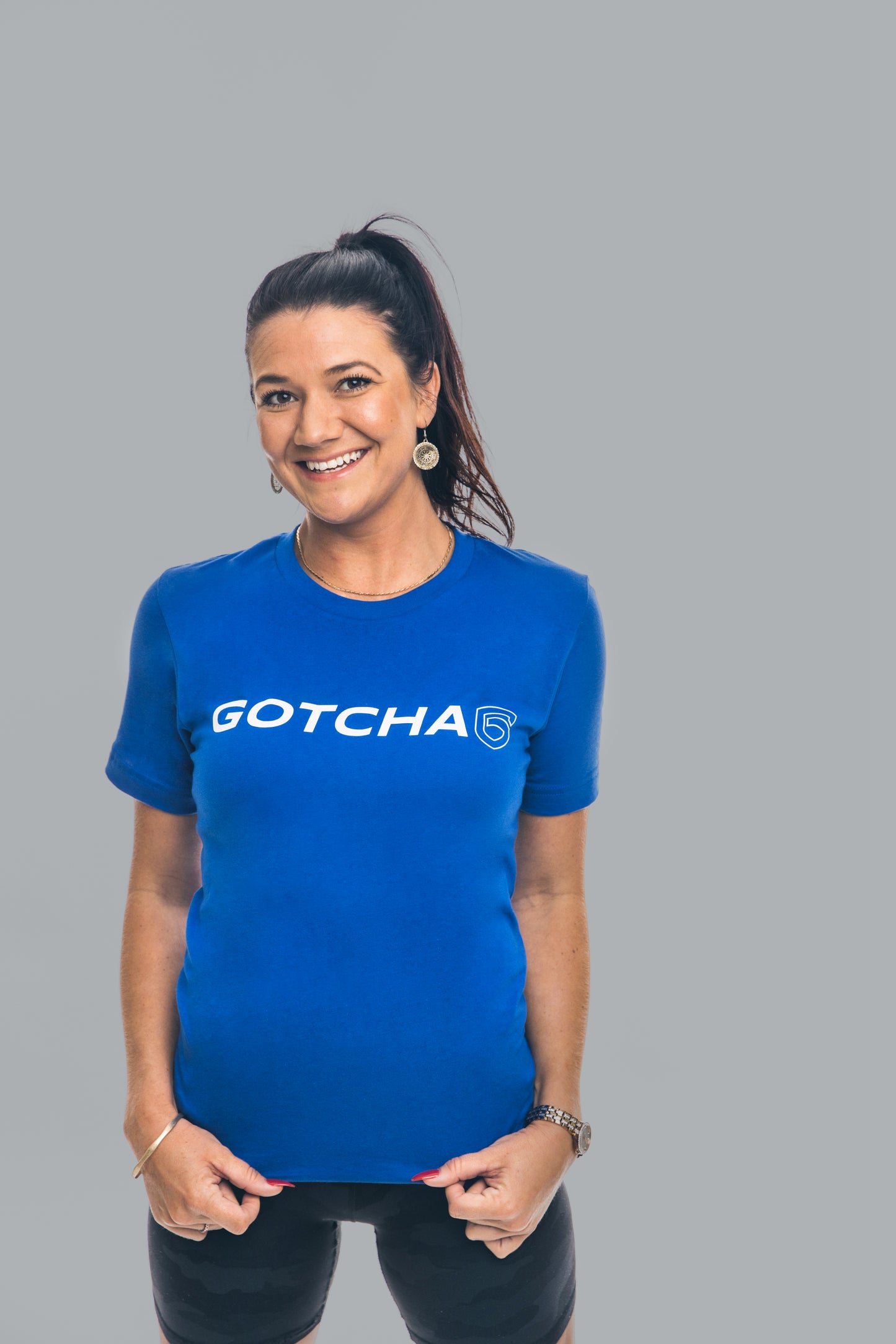 Gotcha 6 Blue Crew Neck T-Shirt