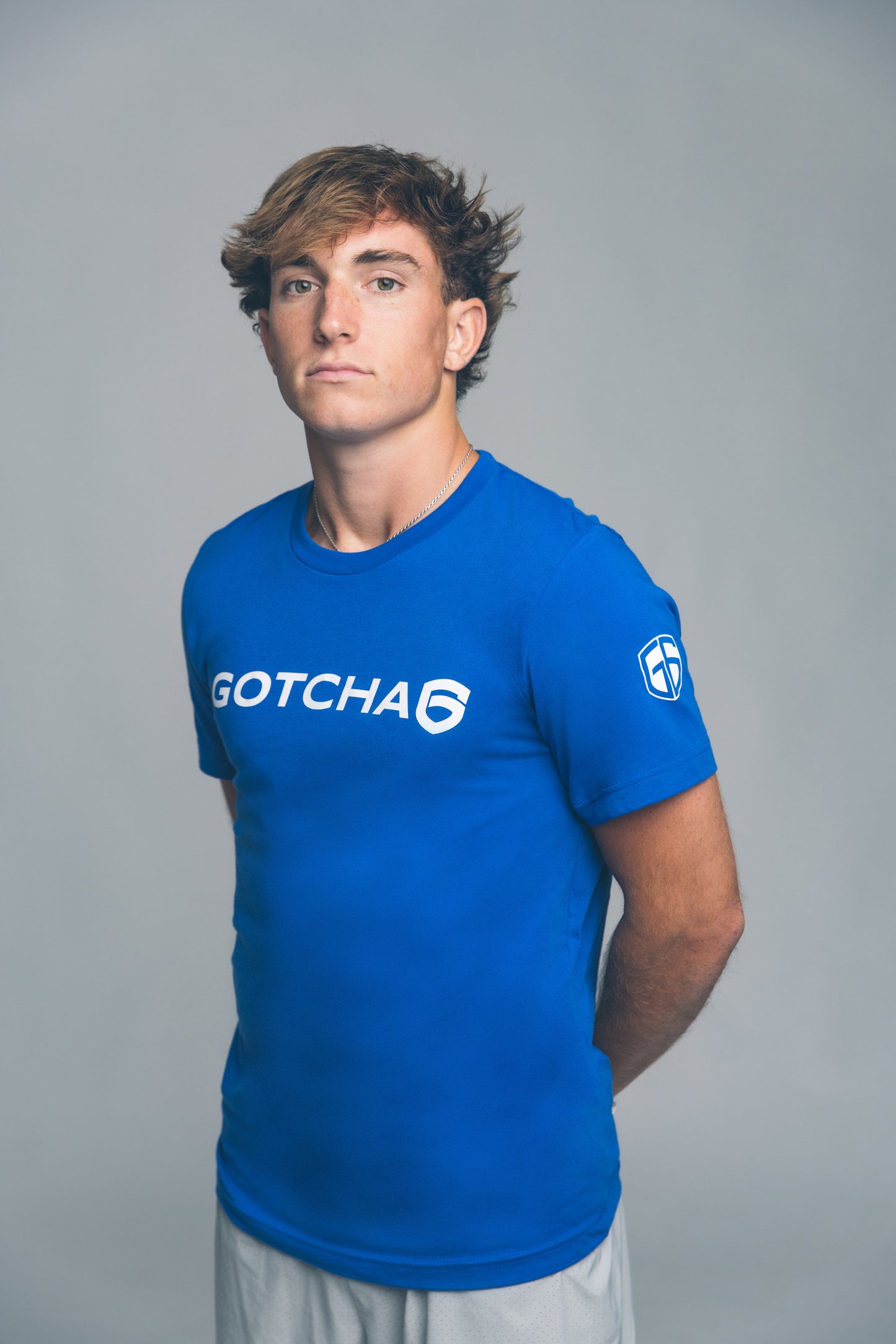 Gotcha 6 Blue Crew Neck T-Shirt