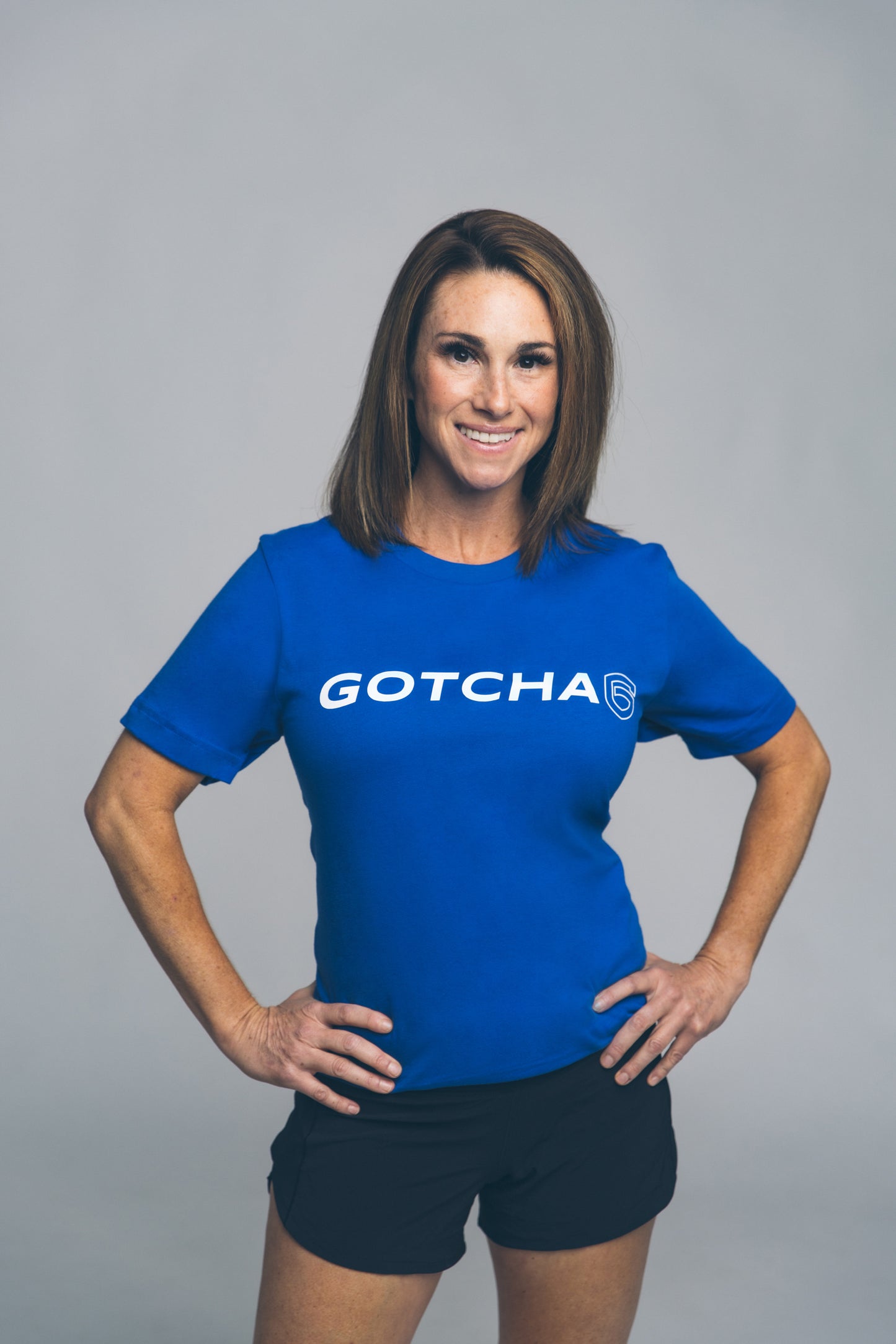 Gotcha 6 Blue Crew Neck T-Shirt