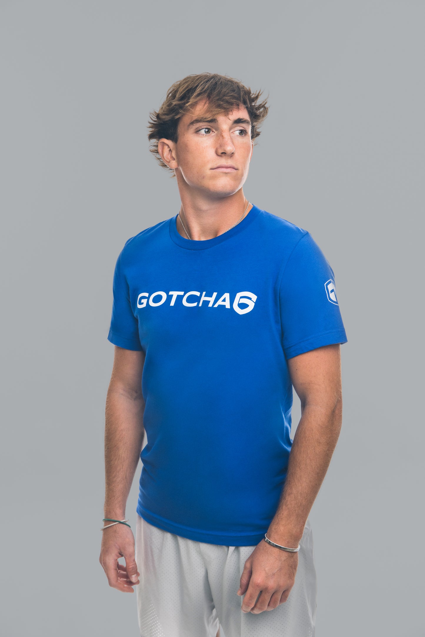 Gotcha 6 Blue Crew Neck T-Shirt