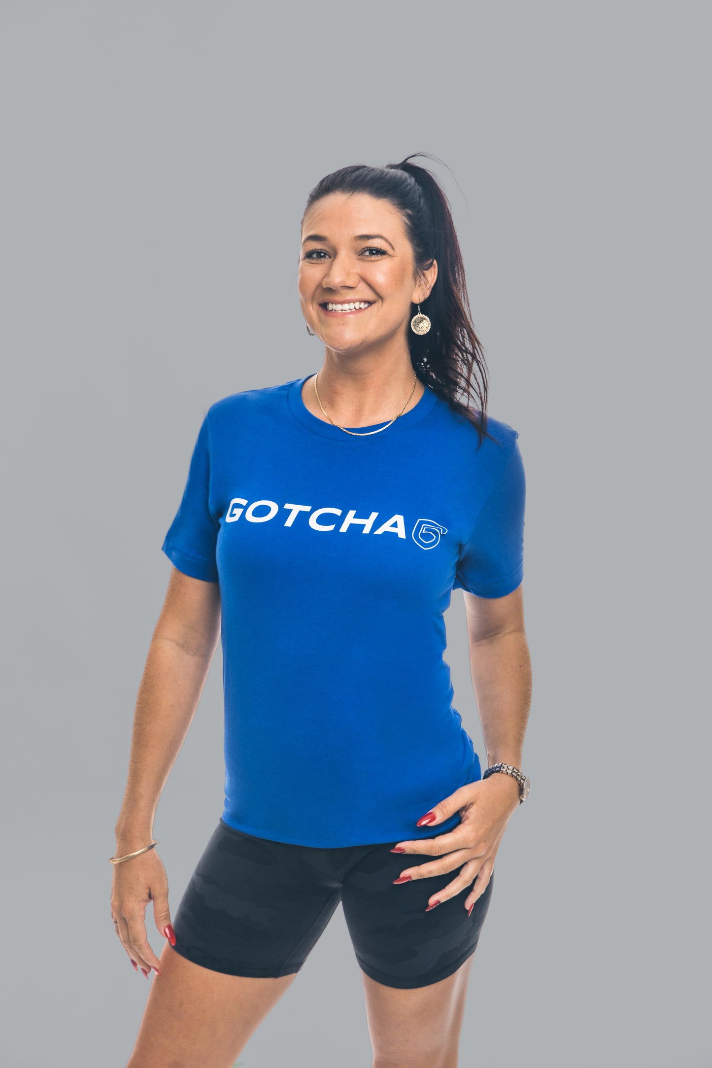 Gotcha 6 Blue Crew Neck T-Shirt