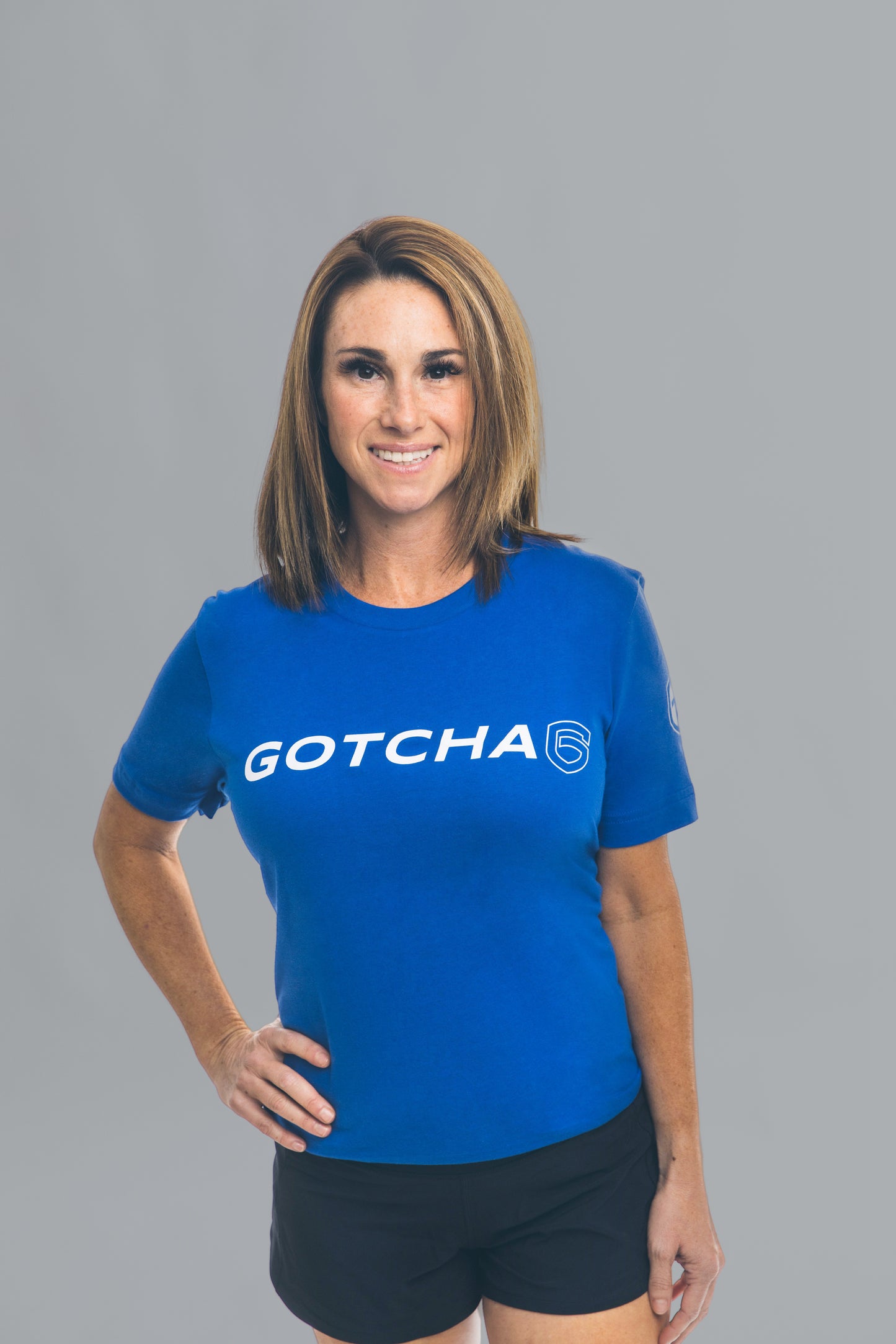 Gotcha 6 Blue Crew Neck T-Shirt