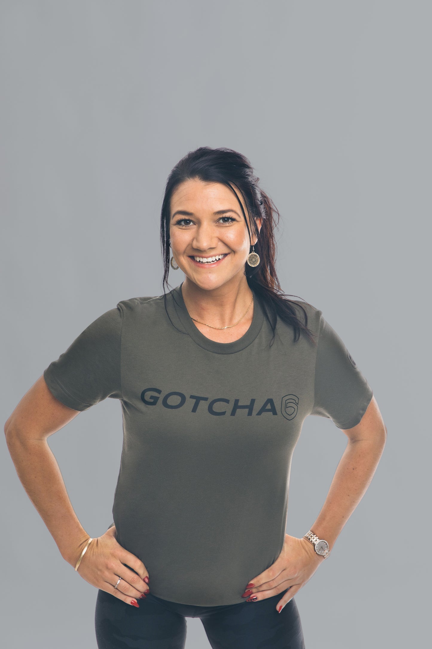 Gotcha 6 Gray Crew Neck T-Shirt